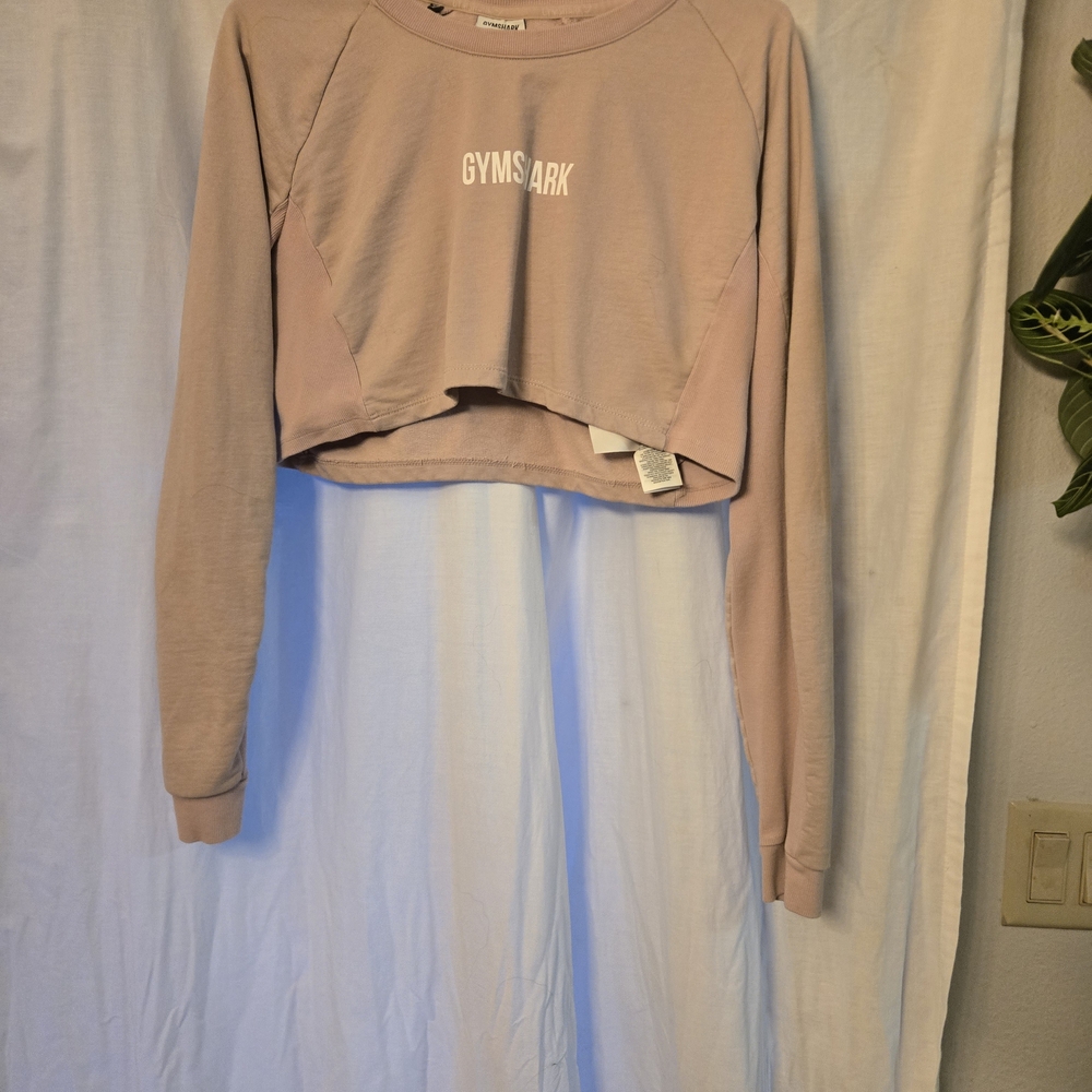 Gymshark Blush Cropped Sweatshirt